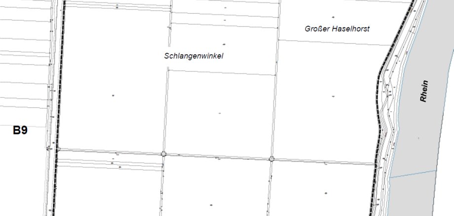 Geltungsbereich der 26. Änderung des FNP 1998 + B-Plan "Mörsch, Solarpark BASF-Nordfläche"