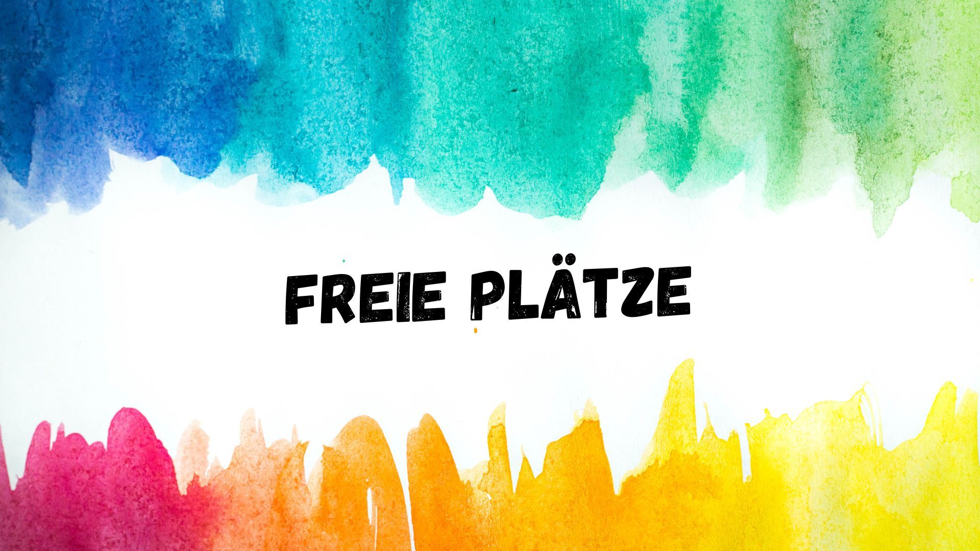 Bunte Farben als Regenbogen angeordnet