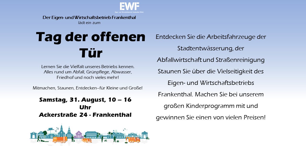 Plakat für den Tag der Offenen Tür 2024