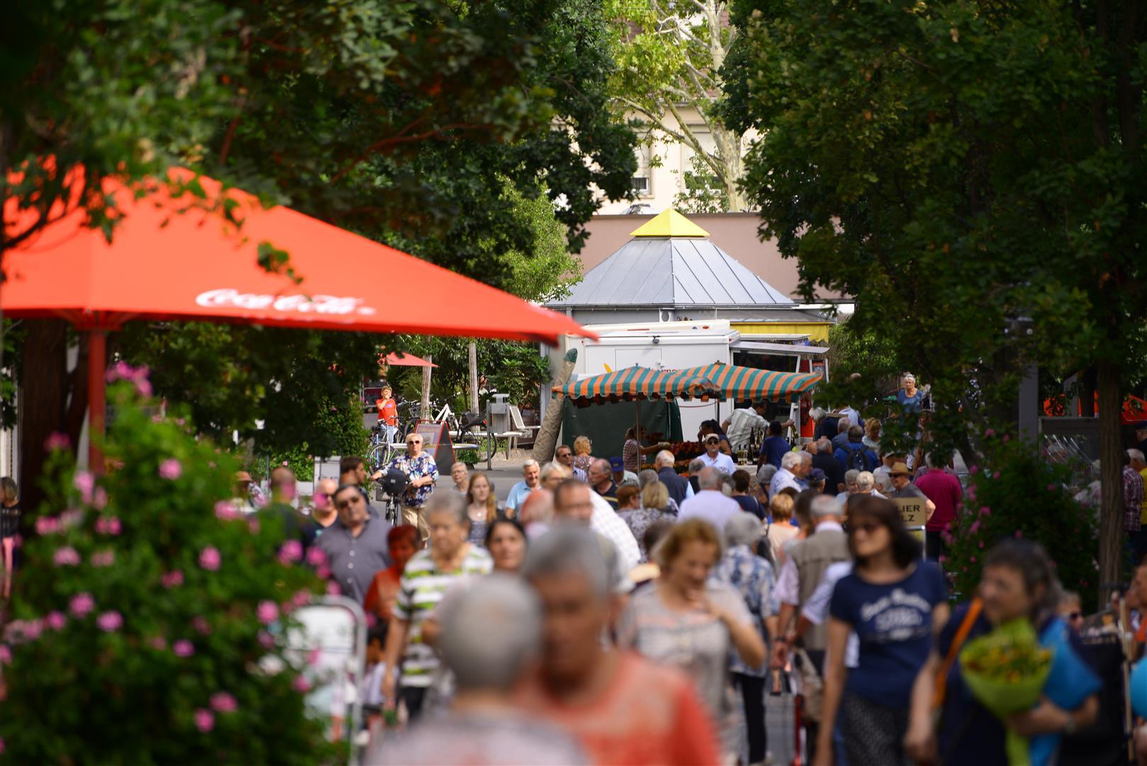 belebte Innenstadt