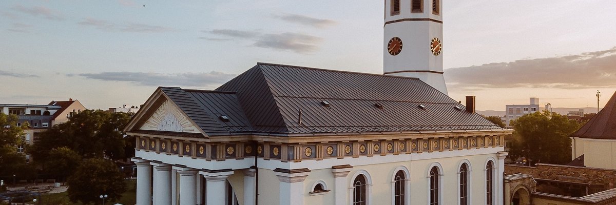 Luftaufnahme Kirche ZAK