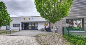 Außenanlage eines Kindergartens