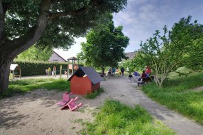 Außengelände eines Kindergartens