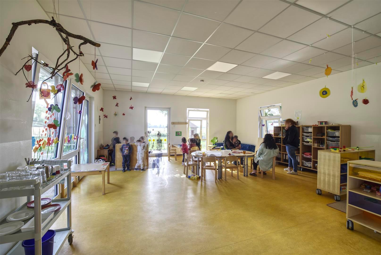 Innenraum eines Kindergartens