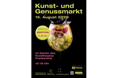 Plakat Kunst- und Genussmarkt