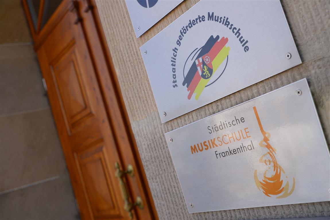 Schild Musikschule Frankenthal