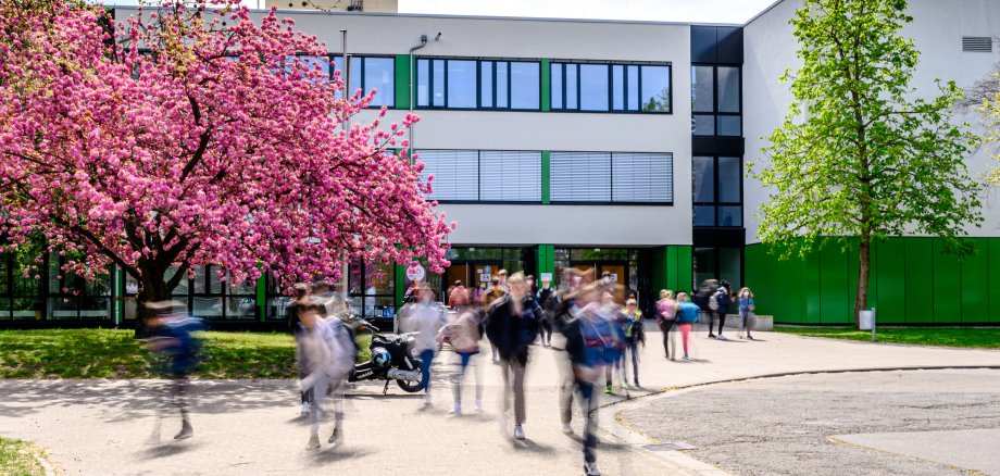 Außenansicht Schule in Frankenthal