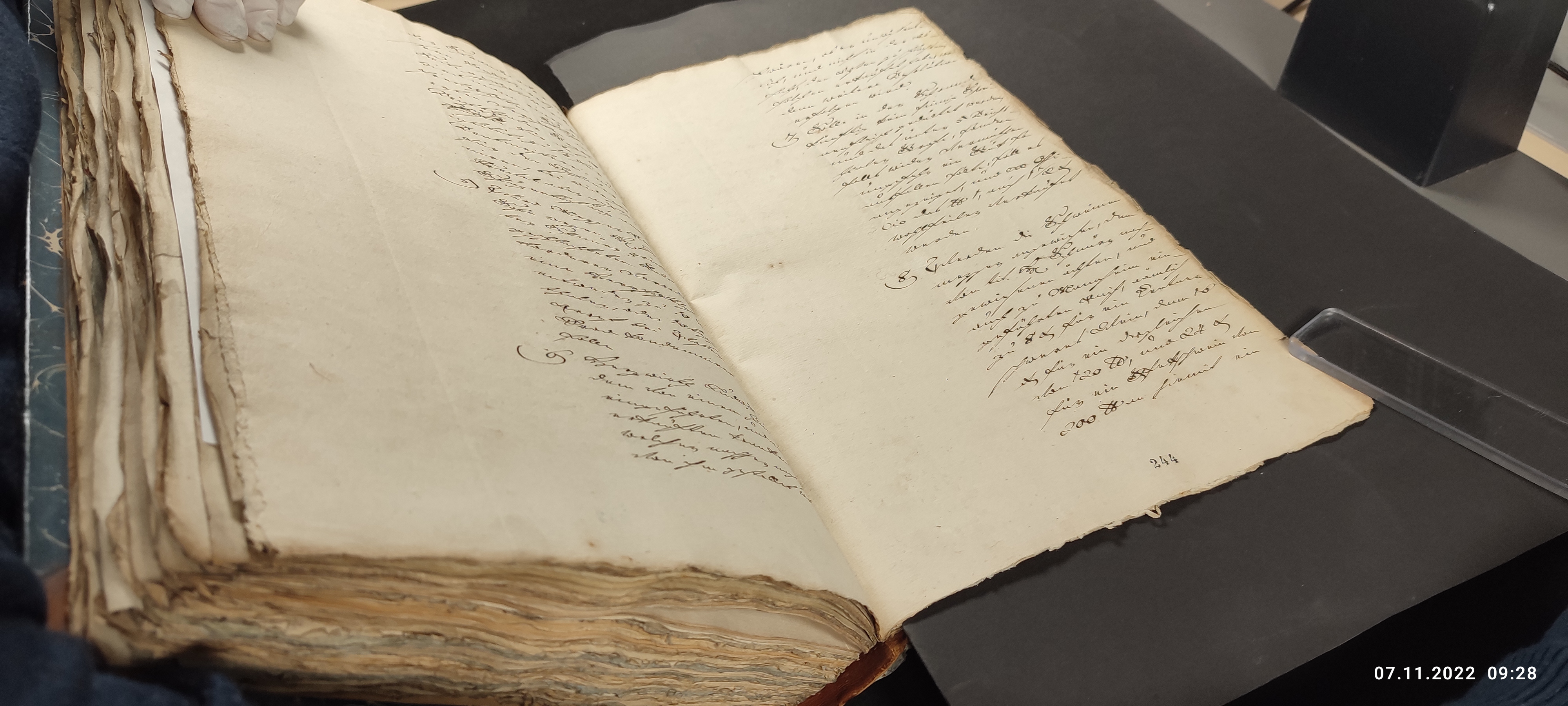 Digitalisierung eines Ratsprotokolls