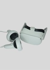 VR-Brille vor hellem Hintergrund