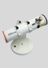 Teleskop Teleskop vor hellem Hintergrund