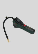 Elektrische Luftpumpe Elektrische Luftpumpe vor hellem Hintergrund