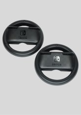 Joy-Con-Lenkrad (Nintendo Switch) vor hellem Hintergrund