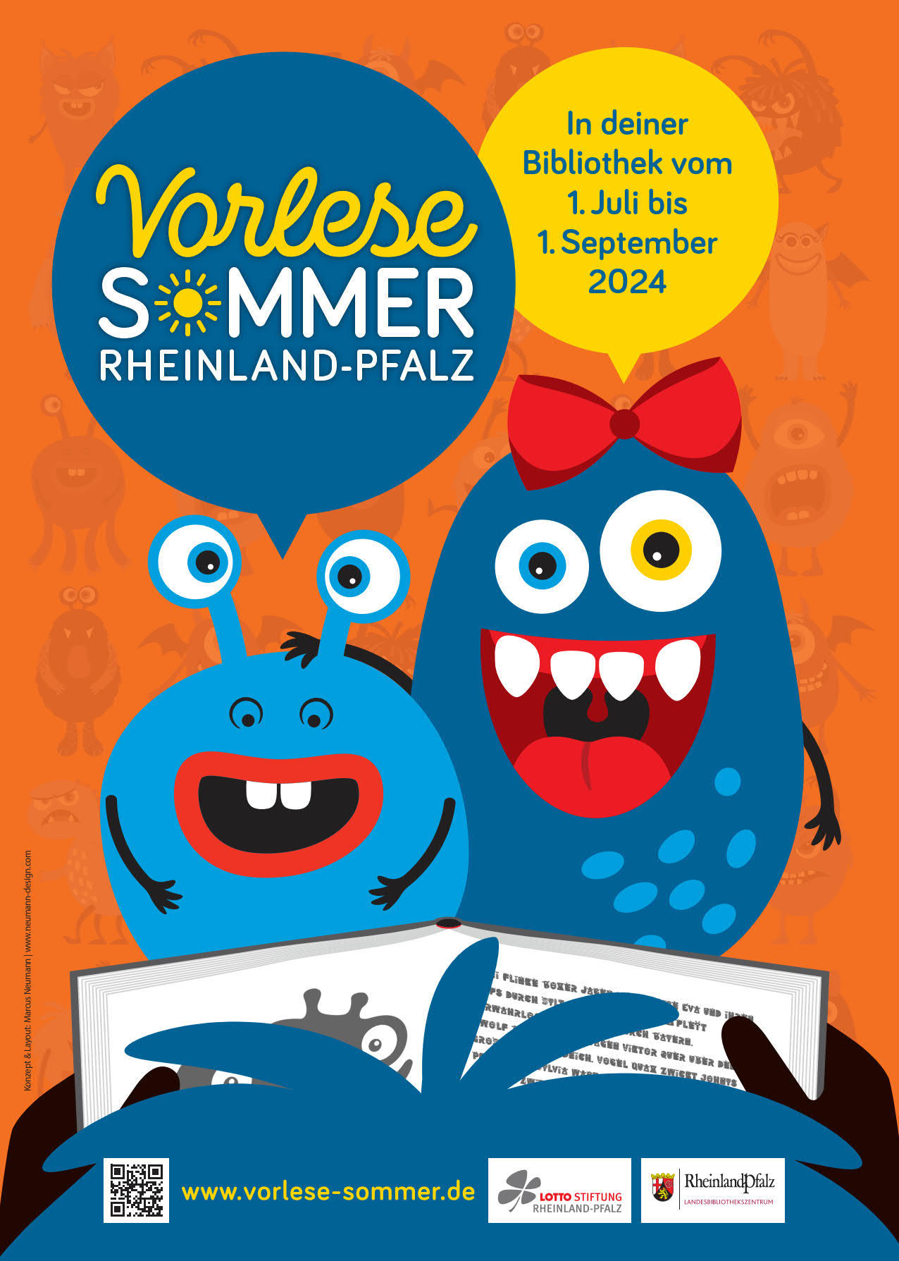 Plakat für den Vorlese-Sommer