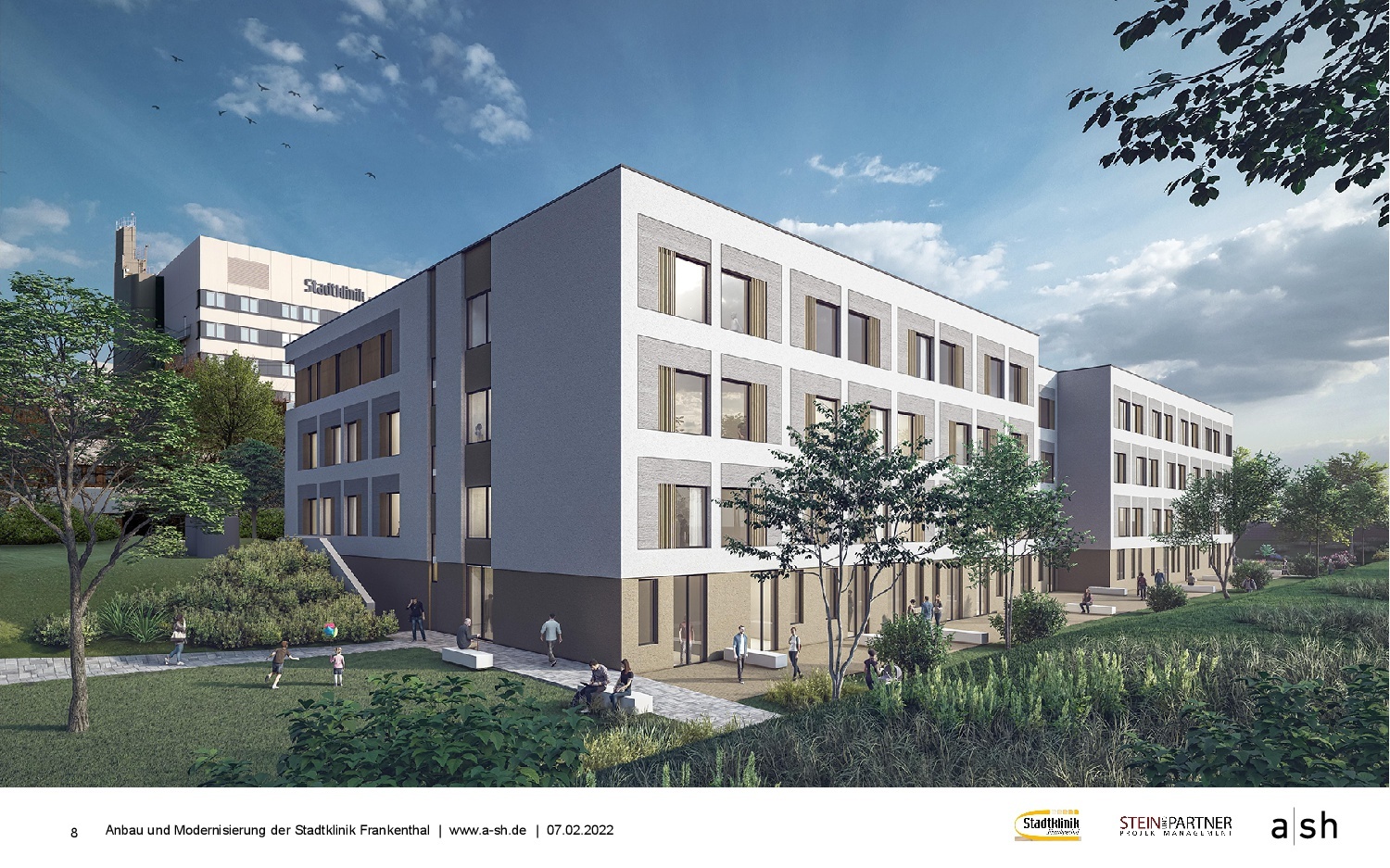 Stadtklinik Anbau Modell