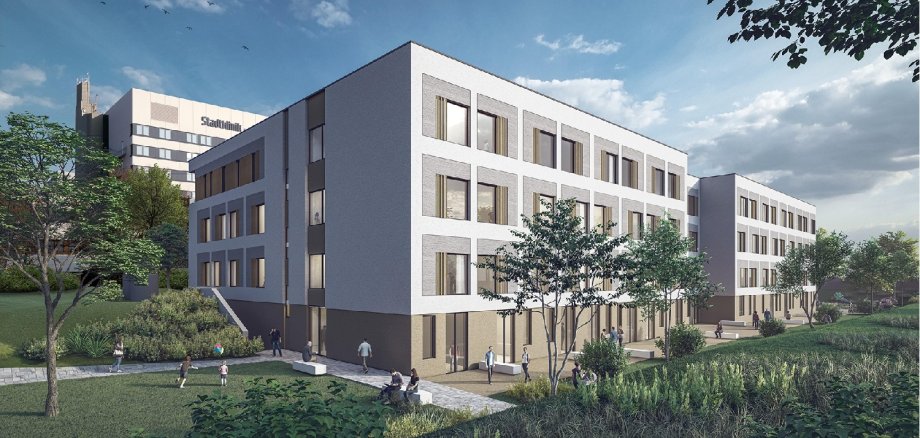 Stadtklinik Anbau Modell