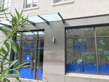 Schaufenster der "Stadtwerkstatt"