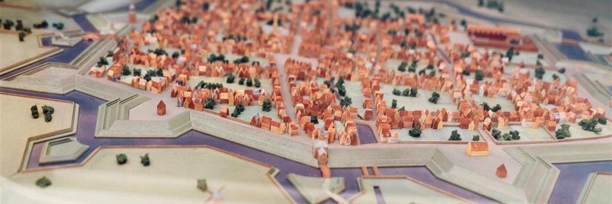 Stadtansicht_im Erkenbert-Museum Stadtansicht_im Erkenbert-Museum