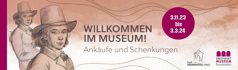 Banner "Willkommen im Museum"