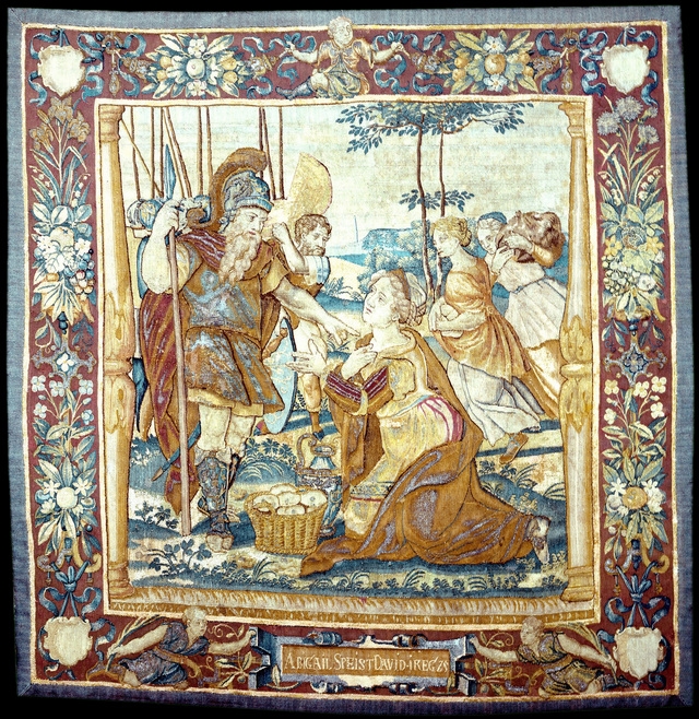 Bildteppich aus dem 16. Jahrhundert Bildteppich aus dem 16. Jahrhundert, vermutlich Frankenthaler Herstellung