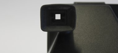 Detail der Polaroid-Sofortbildkamera