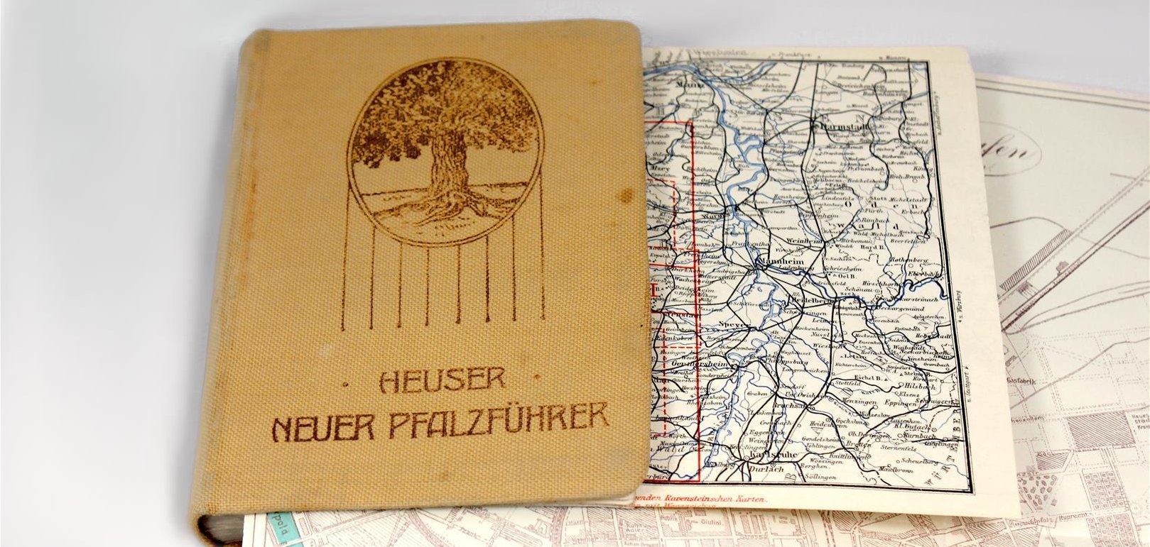 Emil Heuser, Neuer Pfalzführer, 1912 Objekt des Monats Dezember 2024 - Reproduktion eines Werbeplakates