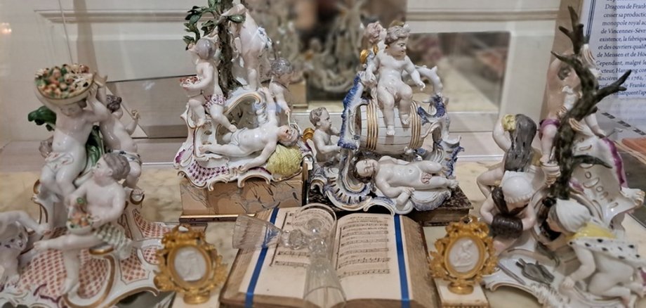 Impressionen der Ausstellung in Lunéville, Frankreich