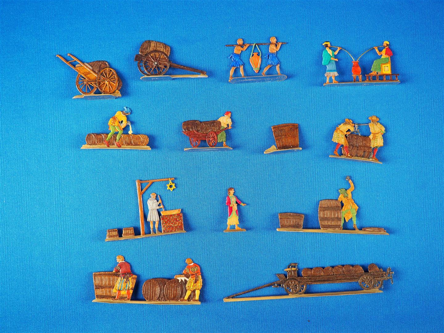 Zinnfiguren aus dem Erkenbert-Museum sind am 22.03.2022 Thema des "Museum im Koffer" in der Stadtbücherei