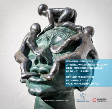 Ausstellungsplakat Ausstellung Frieden Kunstkreis Frankenthal