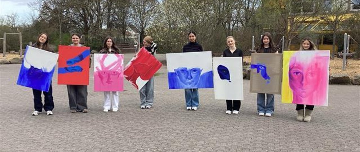 Gruppenfoto IGS Mutterstadt 12er Leistungskurs Kunst