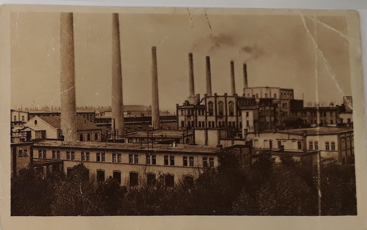 Postkarte Zuckerfabrik