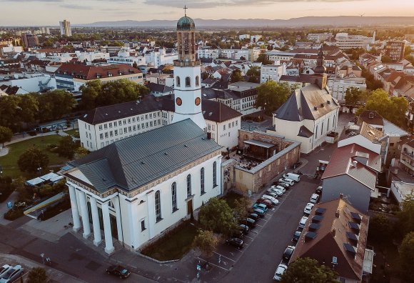 Frankenthal von oben