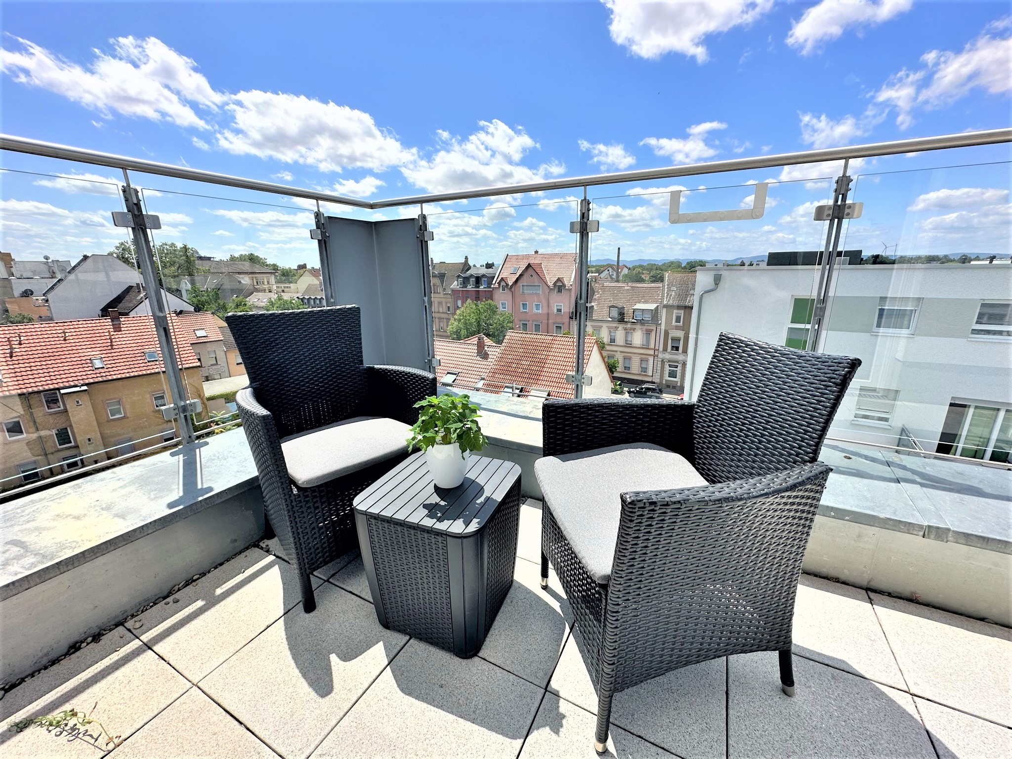 Dachterrasse mit Sitzgruppe