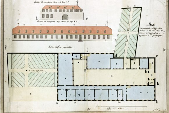 Plan der Frankenthaler Wollfabrik