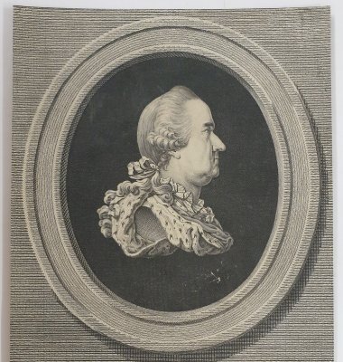 Bildnis eines Mannes in einem Medaillon