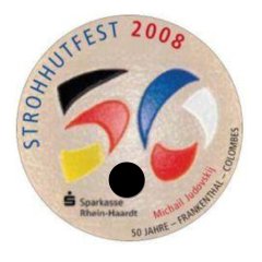 Strohhutfestbutton 2008