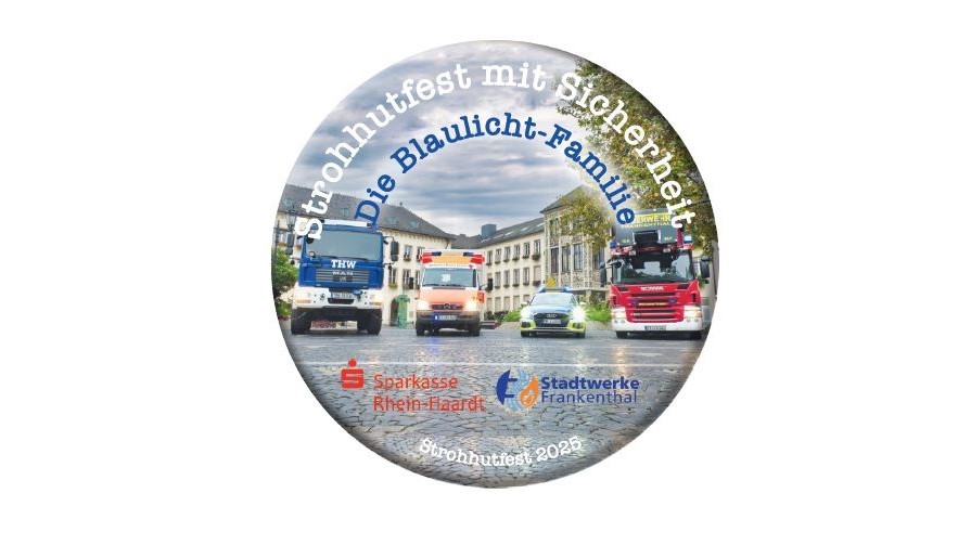 Buttonmotiv Blaulichtfamilie