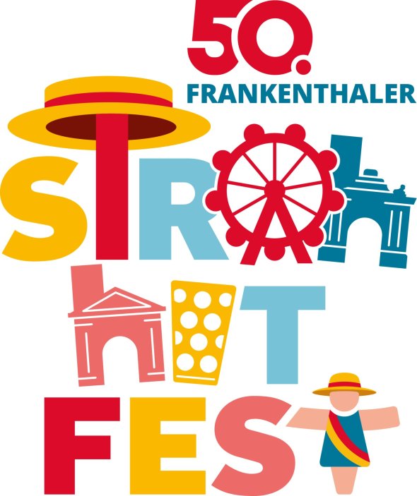 Logo_Jubilaeum_50_Frankenthaler_Strohhutfest_RGB Logo 50. Strohhutfest