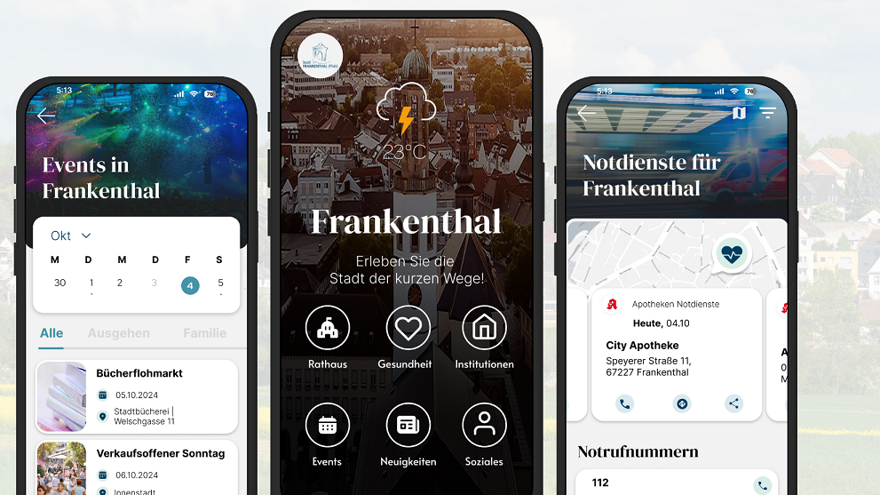 Mockup Frankenthal App