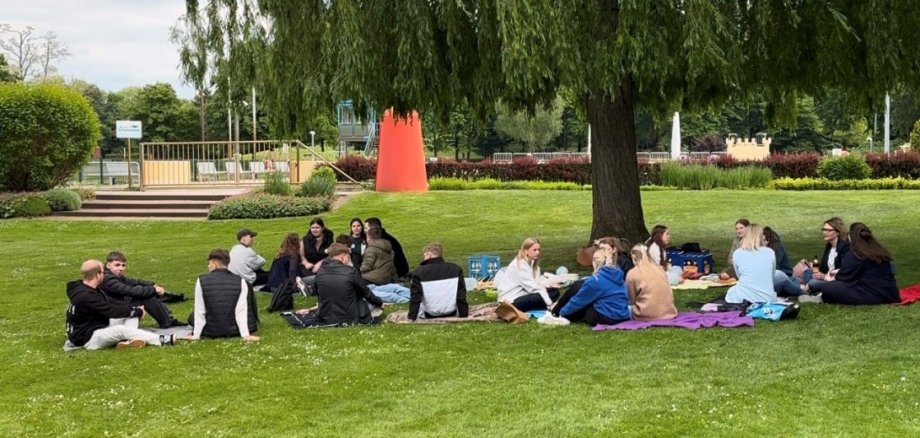 Kennenlernpicknick mit den Nachwuchskräften