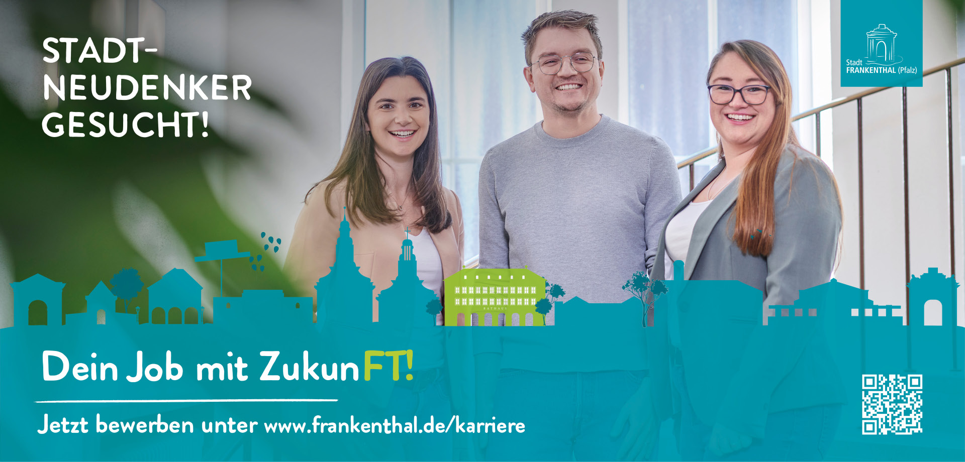 Plakat Karrierekampagne "Ein Job mit ZukunFT"