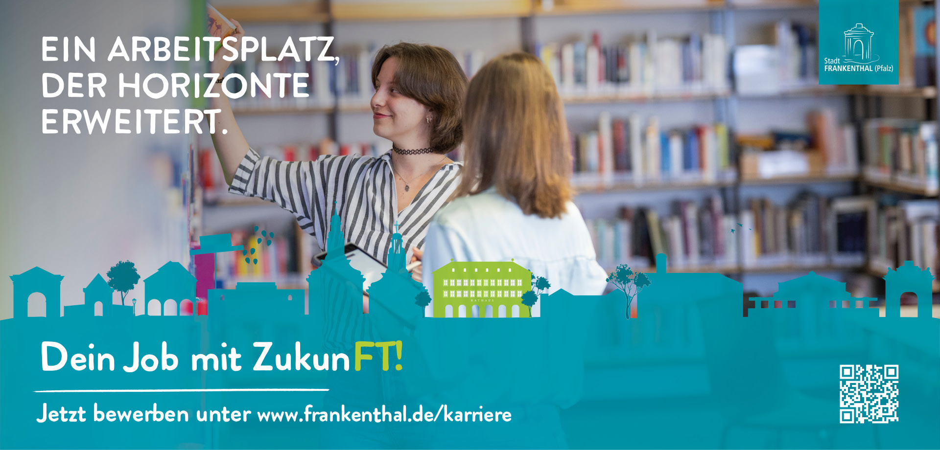 Plakat Karrierekampagne "Ein Job mit ZukunFT"