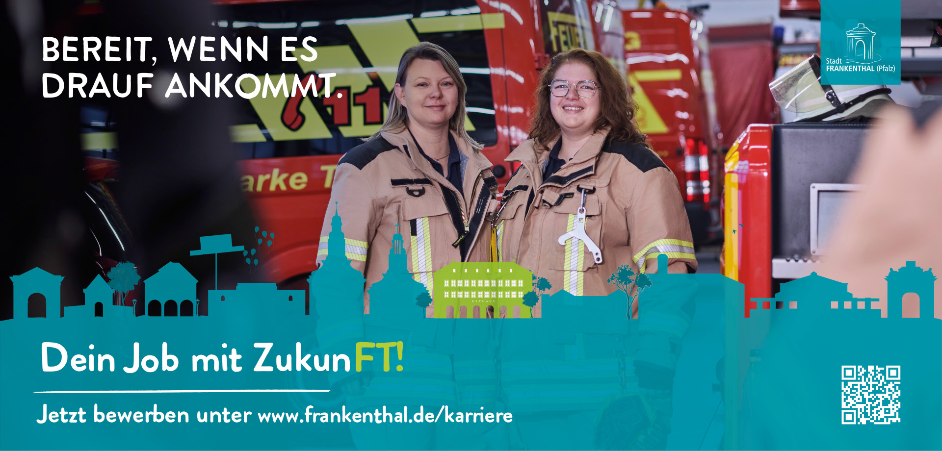 Plakat Karrierekampagne "Ein Job mit ZukunFT"