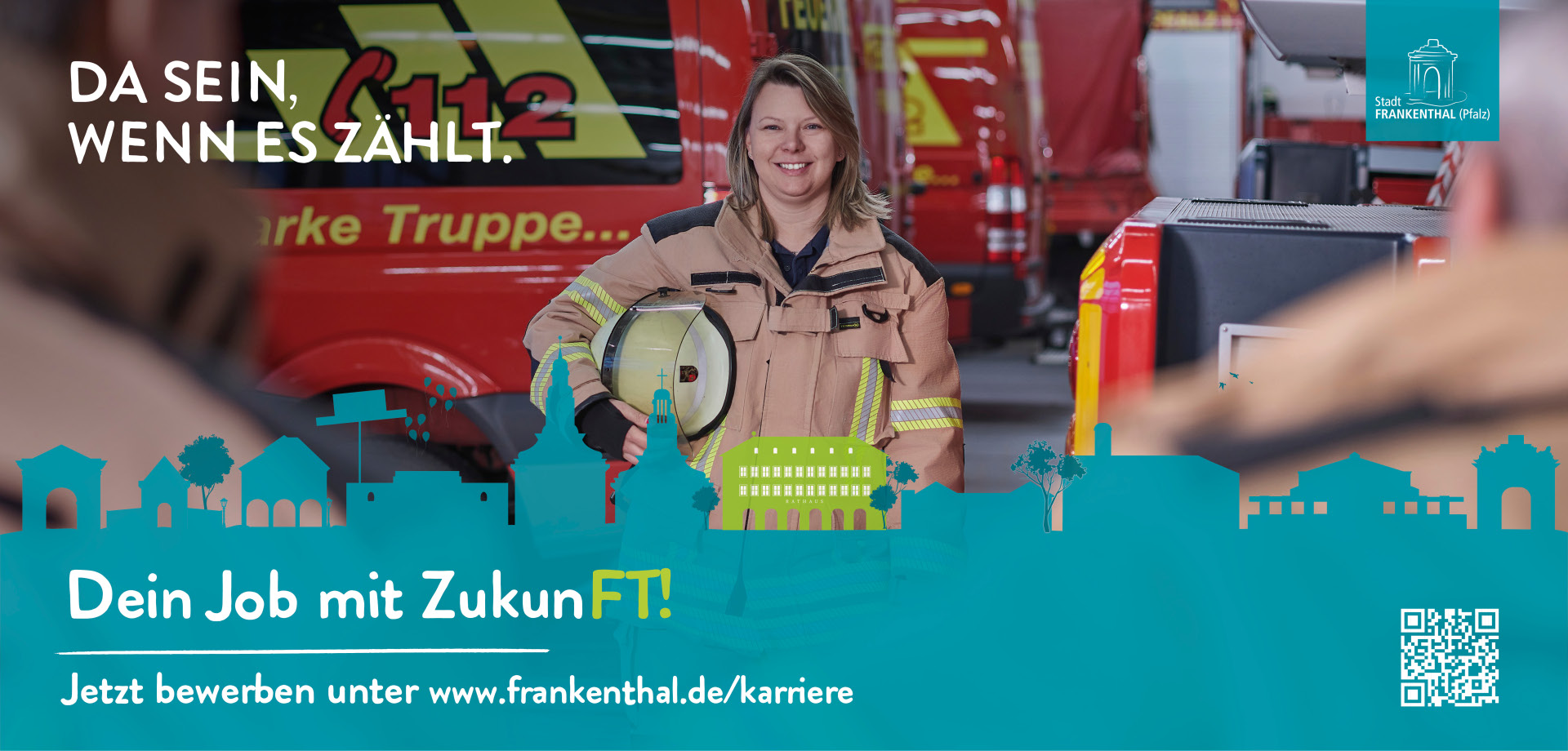 Plakat Karrierekampagne "Ein Job mit ZukunFT"