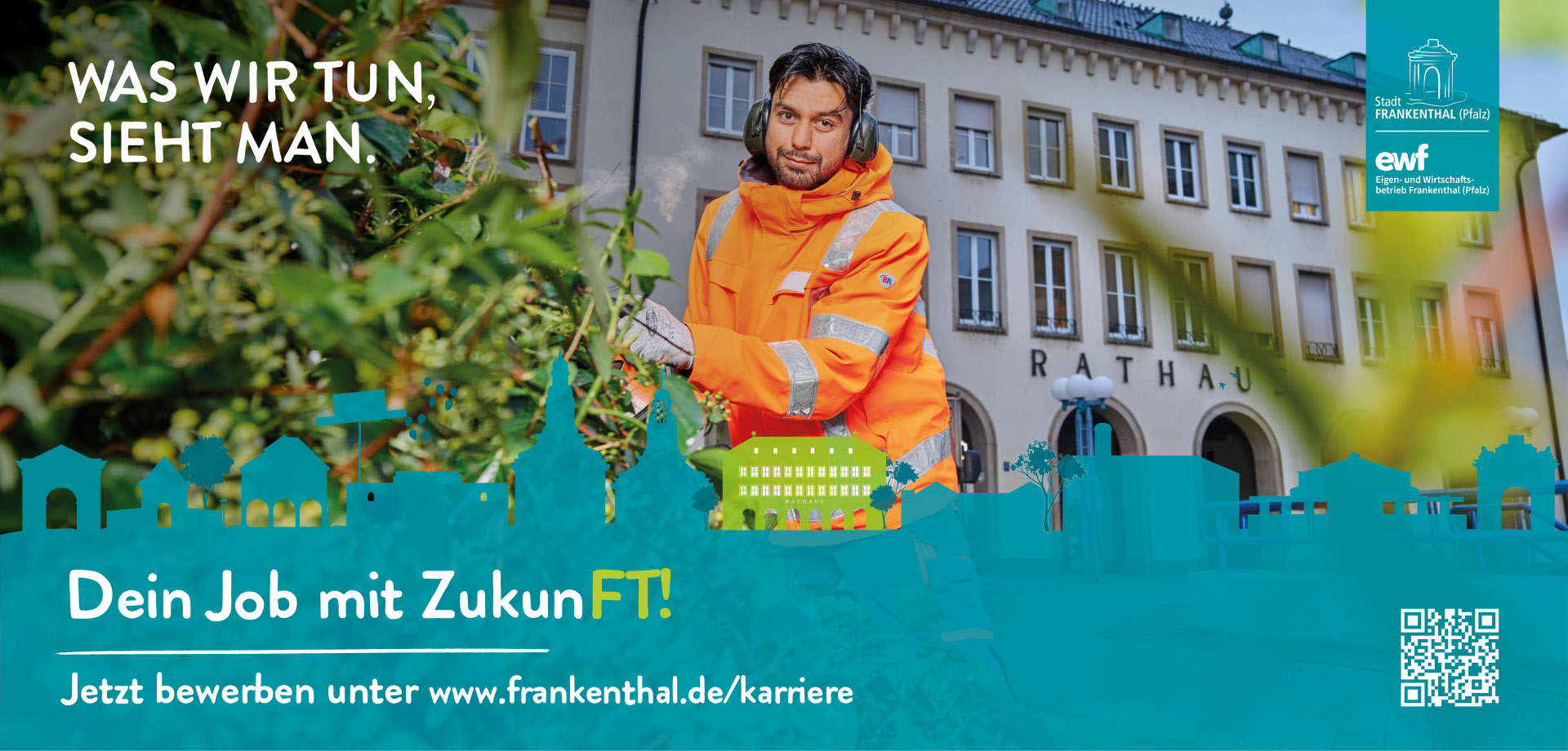 Plakat Karrierekampagne "Ein Job mit ZukunFT"