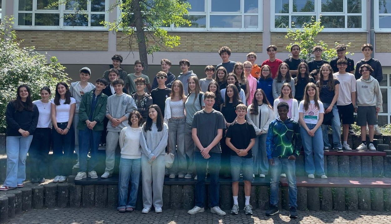 Gruppenfoto der Austauschschüler