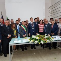 Gruppenbild vom Empfang des OBs in Rosolini