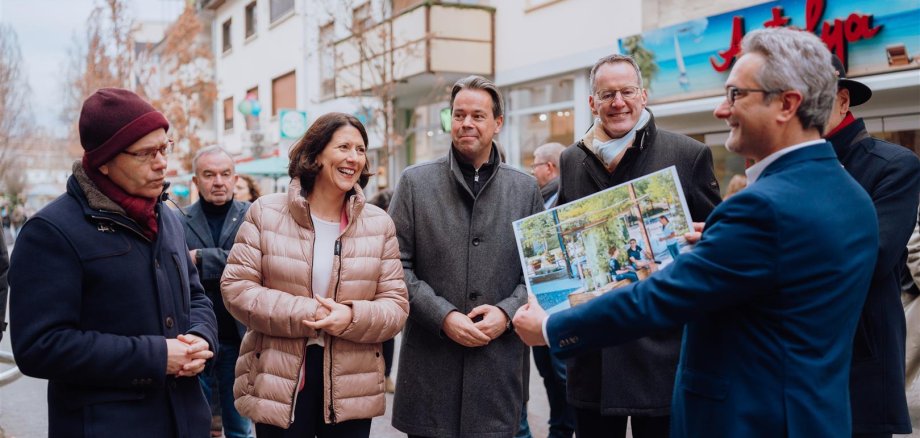 Förderbescheidübergabe Innenstadt-Impulse