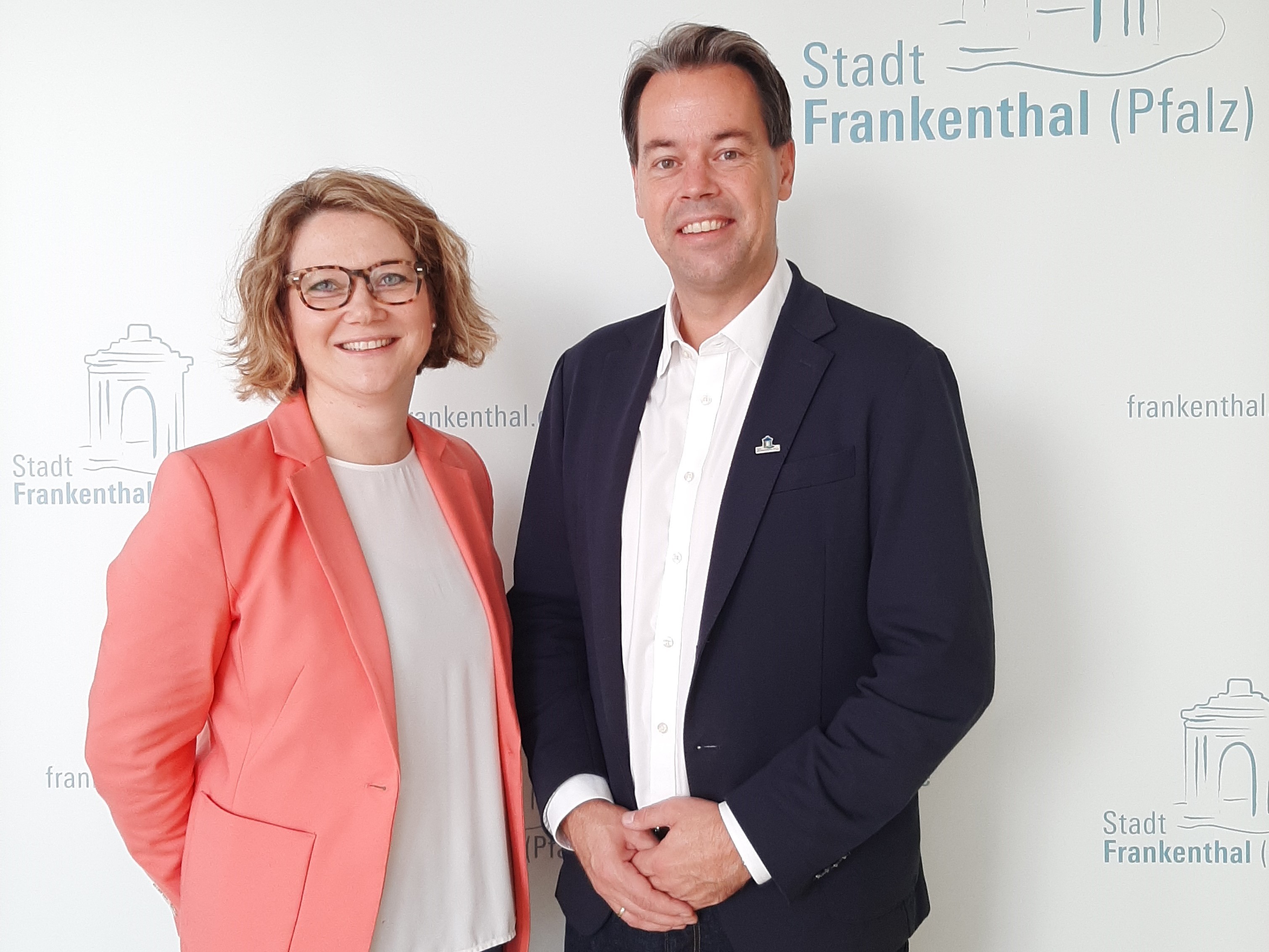 Dr. Sandra Bulling und OB Dr. Nicolas Meyer