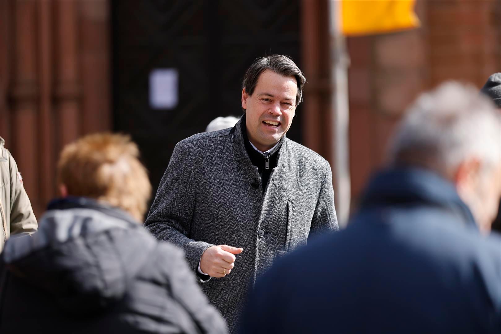 Oberbürgermeister Dr. Nicolas Meyer im Gespräch