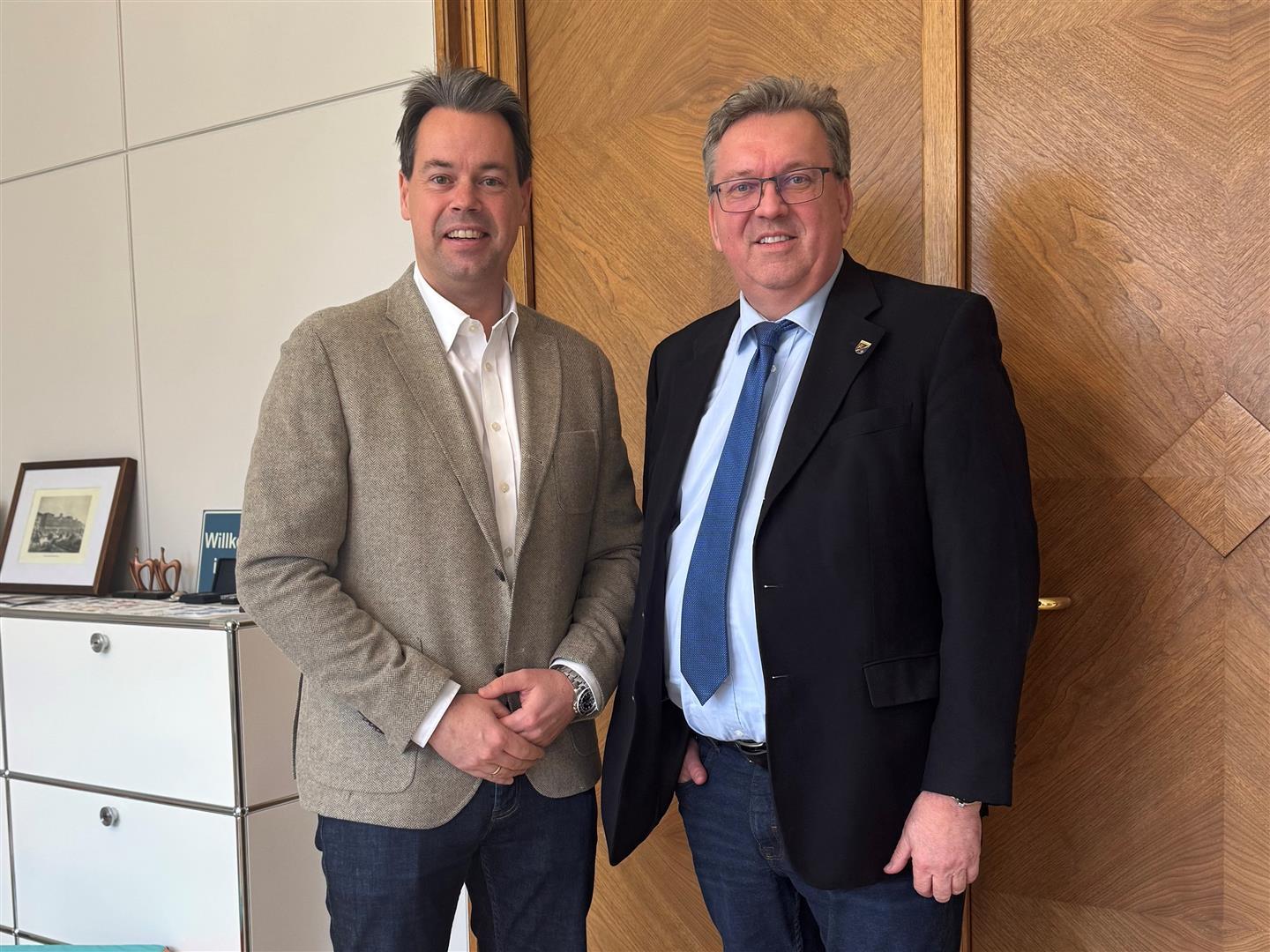 OB Meyer und Landrat Körner